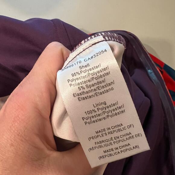 Hutch Velvet Check Bright Colored Wide Leg Strapless Jumpsuit Size 16W - Picture 7 of 16